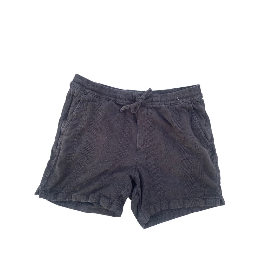 Abercrombie and Fitch 100% Cotton Pull On Shorts - Black